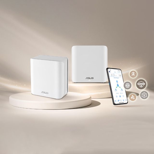 ASUS 華碩 ZenWiFi BD5 (三入) BE5000 雙頻 WiFi 7 AiMesh 網狀路由器(分享器) -白