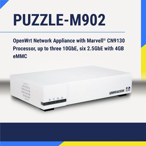 IEI PUZZLE-M902 即插即用OpenWrt軟路由