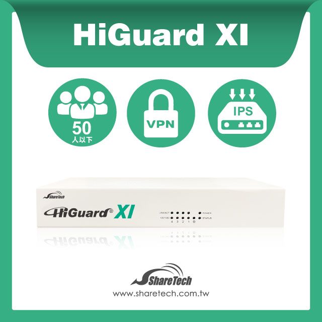 ShareTech 眾至  HiGuard XI多功能防火牆