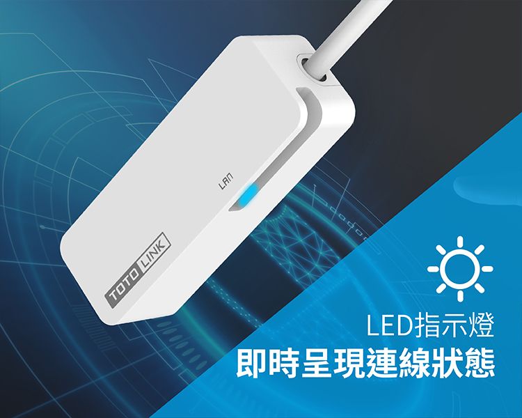 TOTO LINKLED指示燈即時呈現連線狀態
