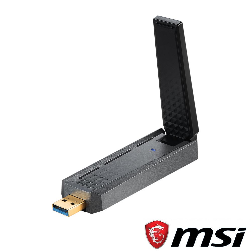 MSI 微星 AX1800 WiFi 6 USB 3.2雙頻無線網卡