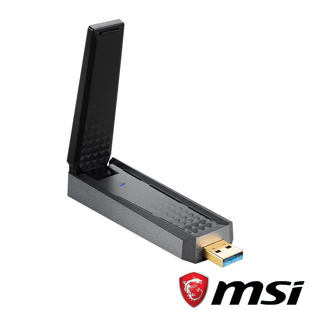 MSI 微星 AX1800 WiFi 6 USB 3.2雙頻無線網卡