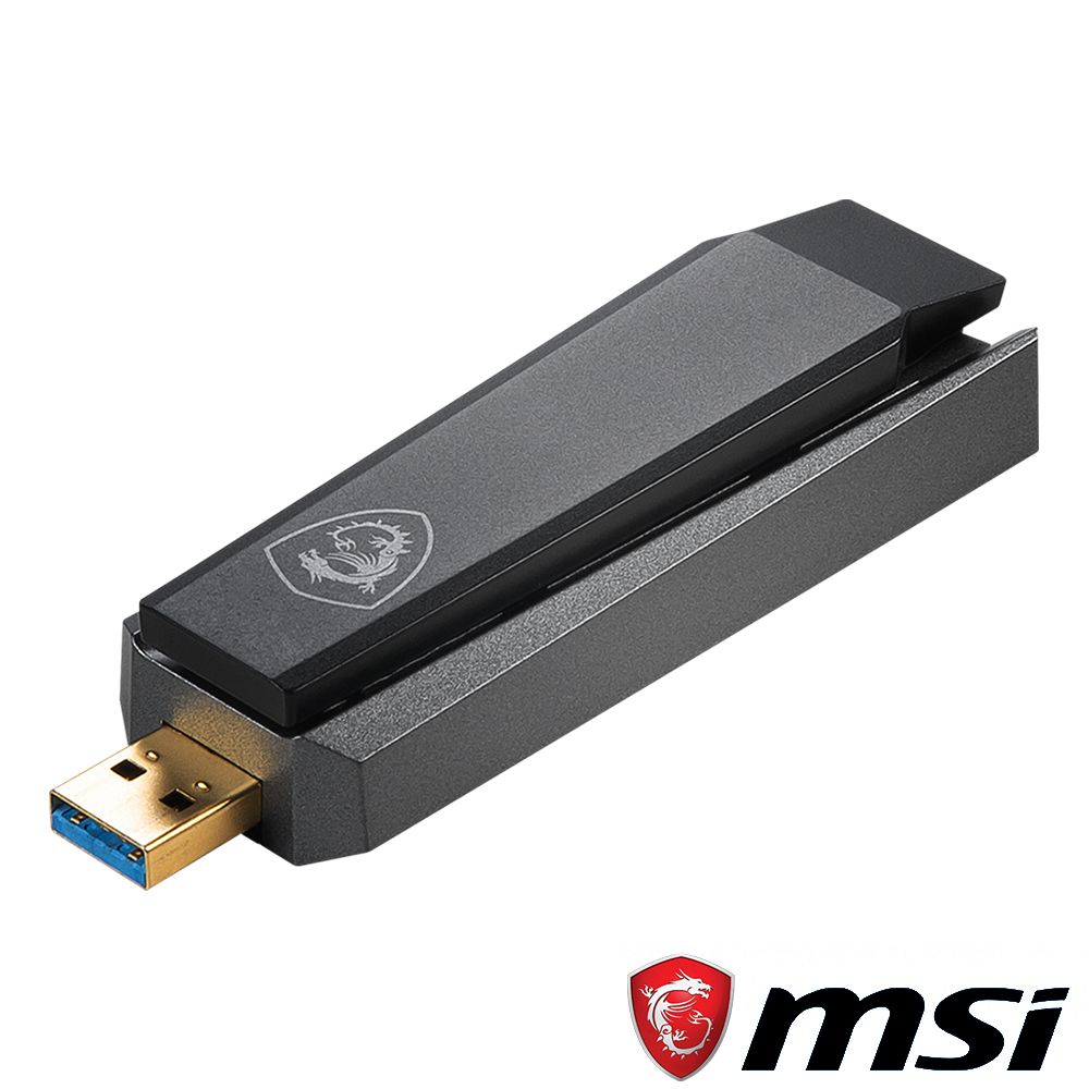 MSI 微星 AX1800 WiFi 6 USB 3.2雙頻無線網卡