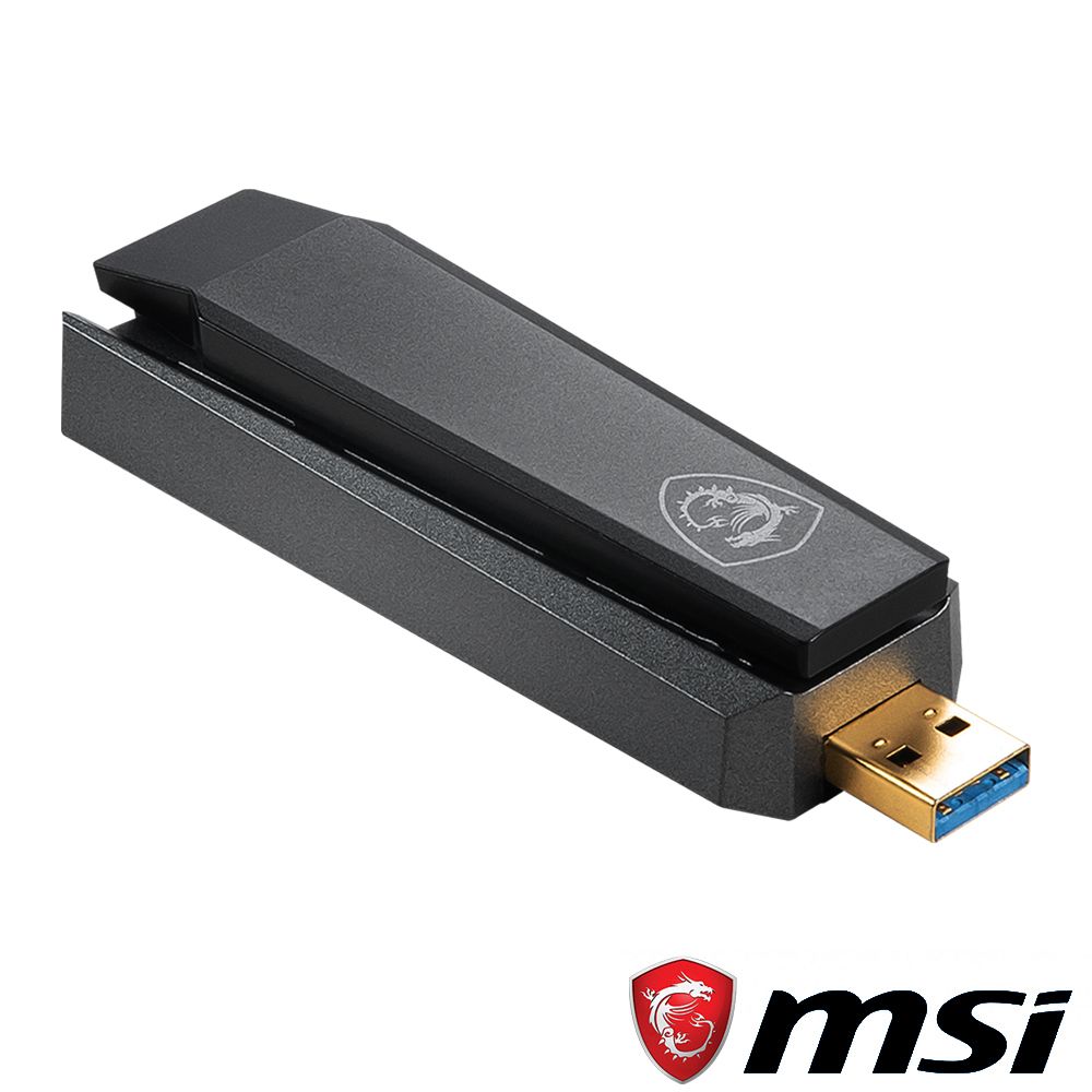 MSI 微星 AX1800 WiFi 6 USB 3.2雙頻無線網卡