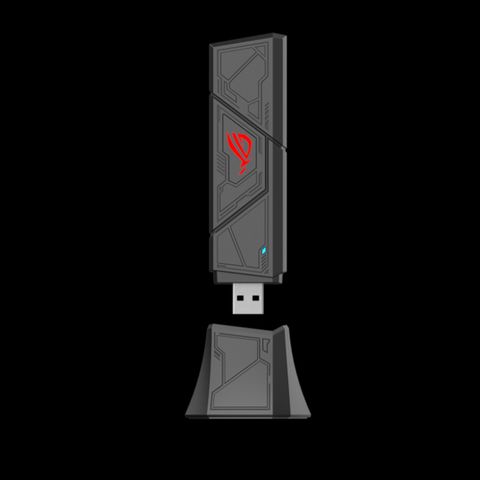 ASUS 華碩 ROG USB-BE92 BE6500 三頻 WiFi 7 USB 網路卡 (即插即用/支援MLO/ WIFI7 Router搭配/附TypeC延伸底座)