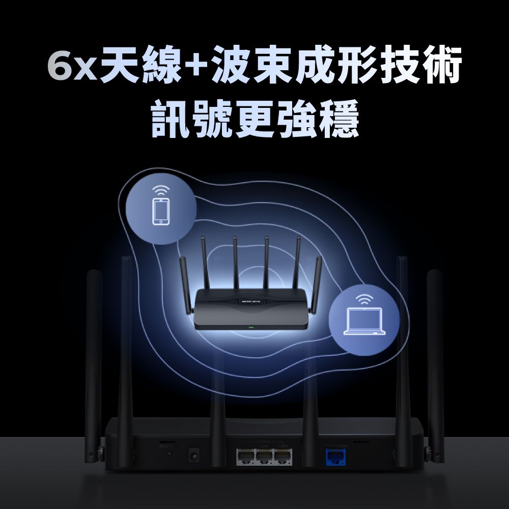 Mercusys 水星 網路 MR47BE BE9300 2.5Gbps Gigabit 三頻 Wi-Fi 7 路由器