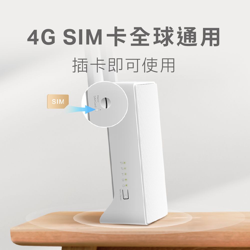 Mercusys 水星 網路 MB110-4G 300Mbps 4G LTE 無線網路 WiFi 路由器 Wi-Fi分享器(SIM卡/隨插即用)