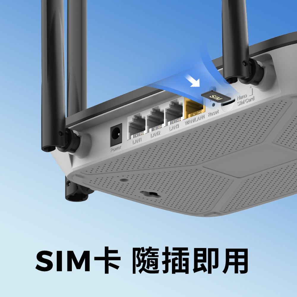Mercusys 水星 4G分享器 300Mbps 無線路由器 Wi-Fi 分享器 4G LTE 路由器 SIM卡隨插即用(MB115-4G)