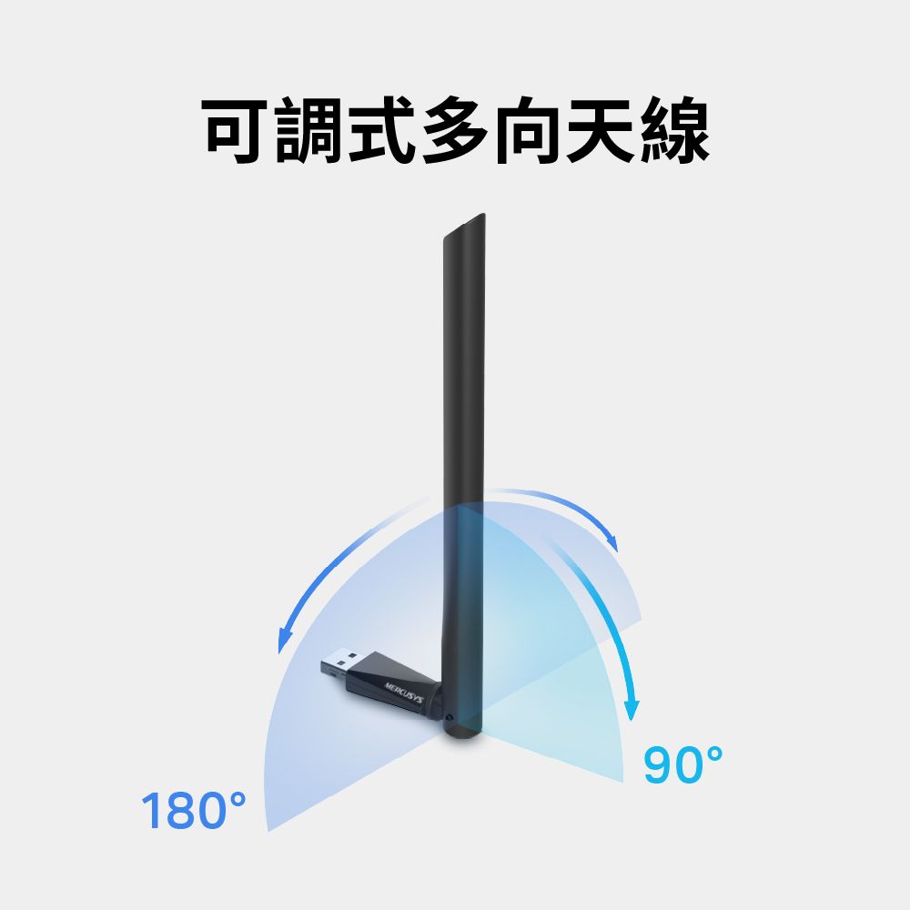 Mercusys 水星 網路 MA30H AC1300 雙頻WiFi 高增益USB無線網卡(網路卡/可調式天線)