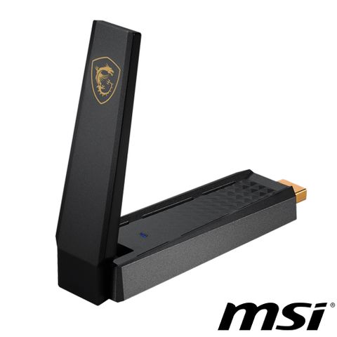 MSI 微星  AXE5400 WiFi6E USB Adapter 無線網卡