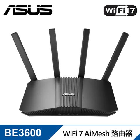 ASUS 華碩 【ASUS 華碩】RT-BE58U BE3600 AiMesh 雙頻WiFi 7 無線Gigabit 路由分享器