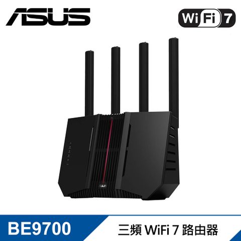 ASUS 華碩 【ASUS 華碩】RT-BE92U BE9700 三頻 WiFi 7 路由器/分享器