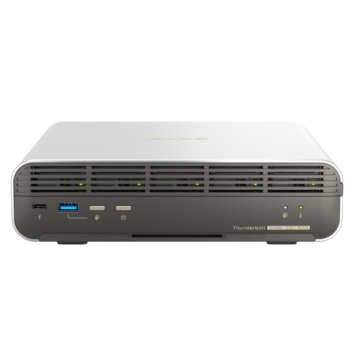 QNAP 威聯通 TBS-h574TX-i3-12G NAS (5Bay/Intel/i3/12G/Thunderbolt4/10&2.5GbE) 網路儲存伺服器(無硬碟)