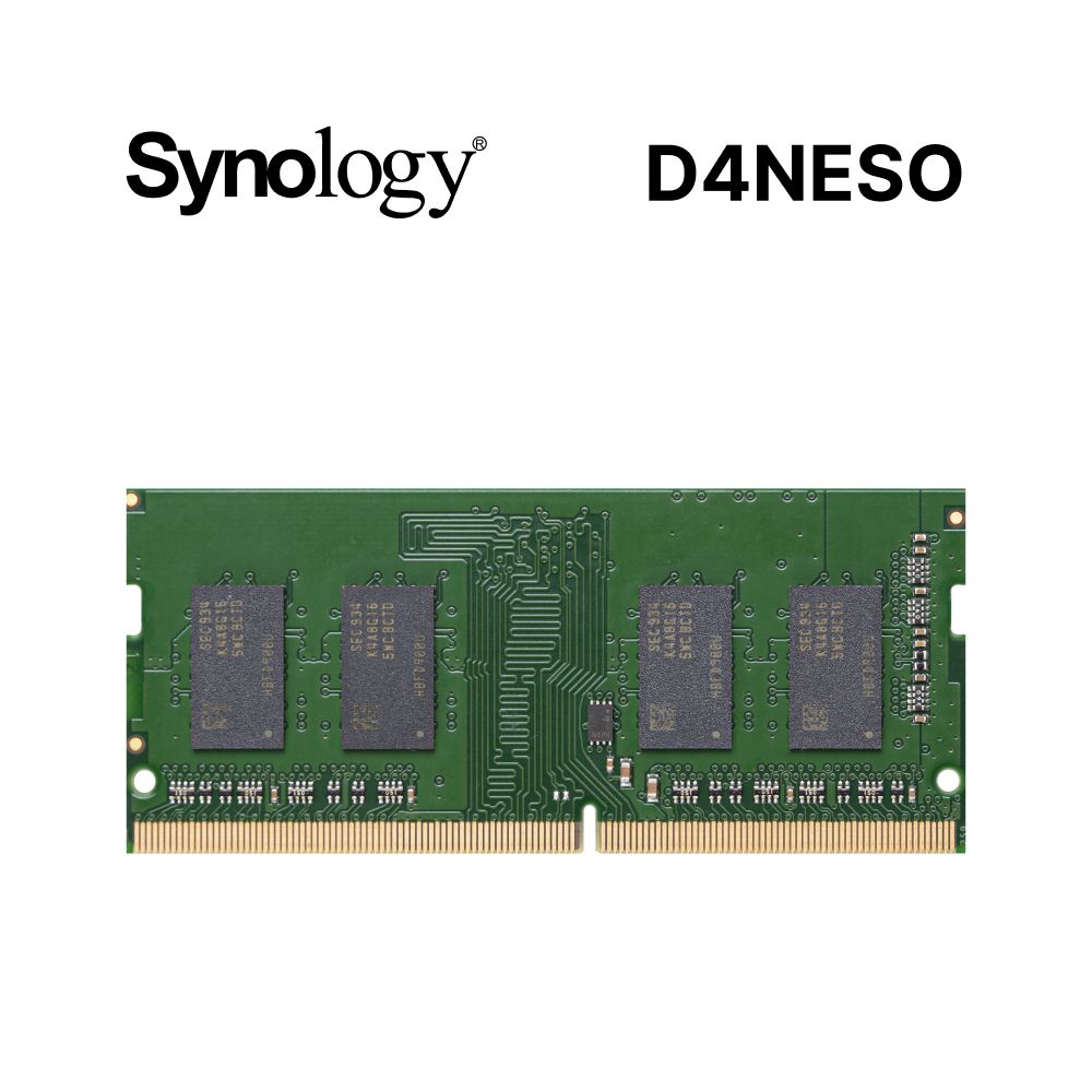 Synology 群暉科技D4NESO DDR4 2666 4GB ECC SO-DIMM 伺服器記憶