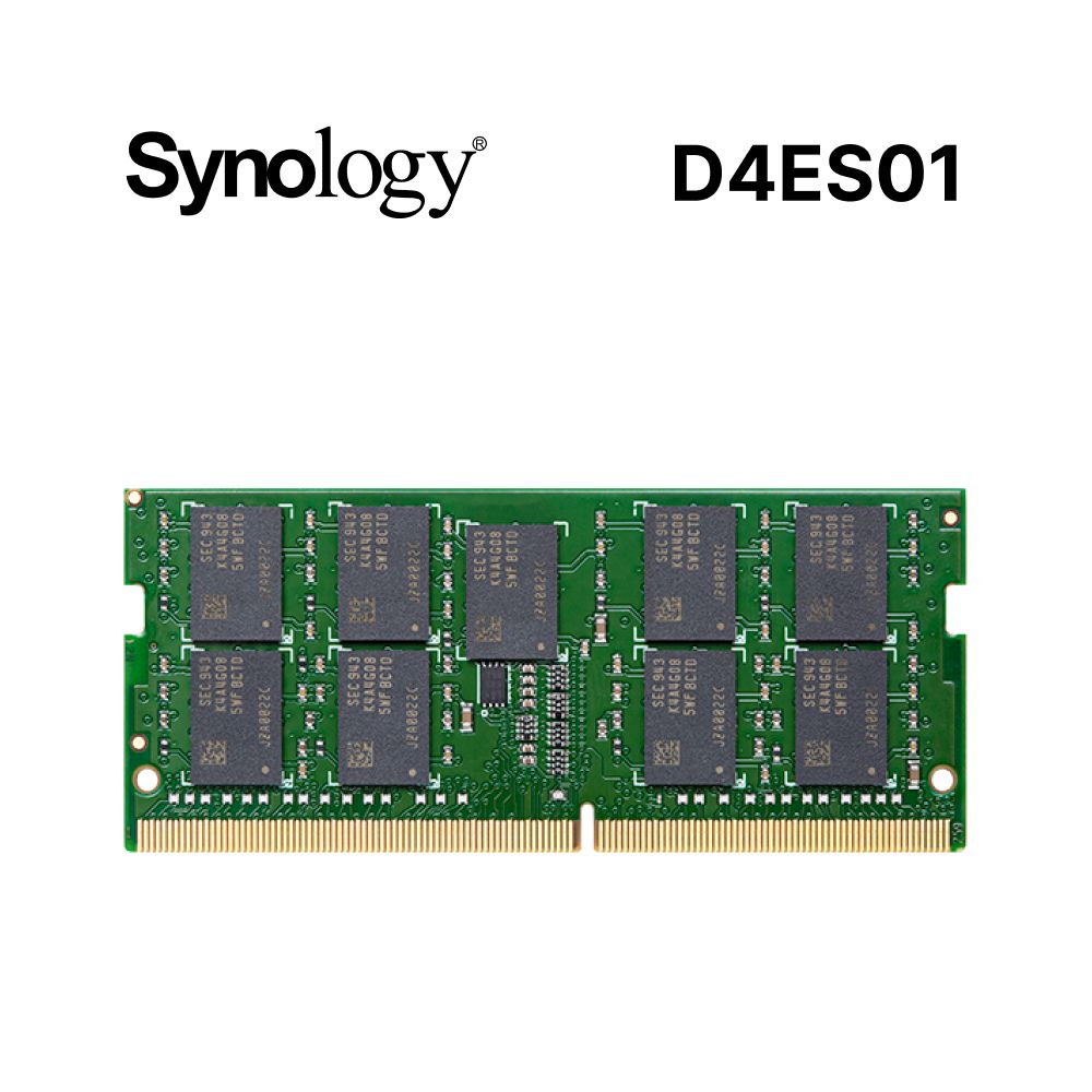 Synology 群暉科技D4ES01 DDR4 2666 8GB ECC SO-DIMM 伺服器記憶