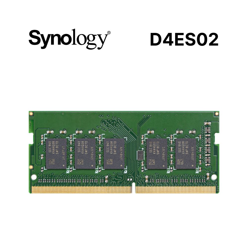 Synology 群暉科技D4ES02 DDR4 8GB ECC SO-DIMM 伺服器記憶體- PChome