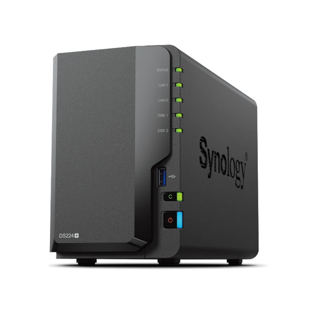 Synology 群暉 [搭WD 紅標Plus 4TB*2]  DS224+ 2Bay NAS