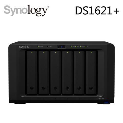 [希捷 IronWolf 4TB*2] Synology DS1621+ NAS (6Bay/AMD/4GB)