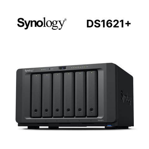 [搭TC500半球型網路攝影機] Synology DS1621+ 6Bay 網路儲存伺服器