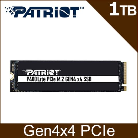 Patriot 美商博帝 P400 Lite M.2 2280 PCIe Gen.4x4 (NVMe) 1TB 固態硬碟