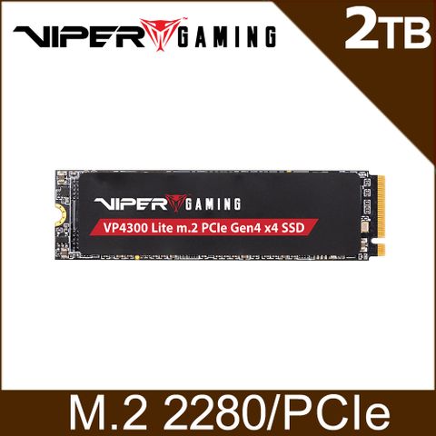 PATRiOT 博帝 美商 VIPER VP4300 Lite 2TB M.2 2280 PCIE SSD固態硬碟