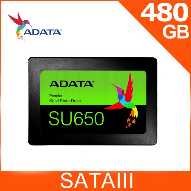 ADATA威剛Ultimate SU650 480G SSD 2.5吋固態硬碟- PChome 24h購物