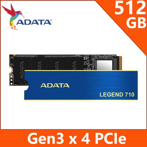 ADATA威剛 LEGEND 710 512G PCIe3.0 M.2 2280 SSD固態硬碟