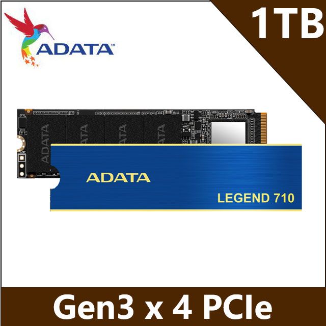 ADATA威剛LEGEND 710 1TB PCIe3.0 M.2 2280 SSD固態硬碟- PChome 24h購物