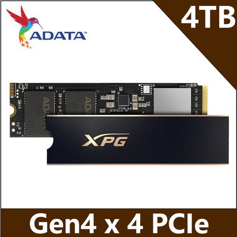 威剛ADATA XPG GAMMIX S70 PRO 4TB PCIe 4.0 M.2 2280固態硬碟/五年保