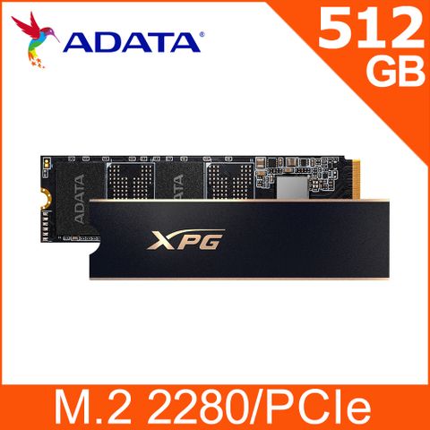 威剛ADATA XPG GAMMIX S60 Pro 512GB PCIe 4.0 (黑) 固態硬碟/台灣製(AS60PRO-512GCS)