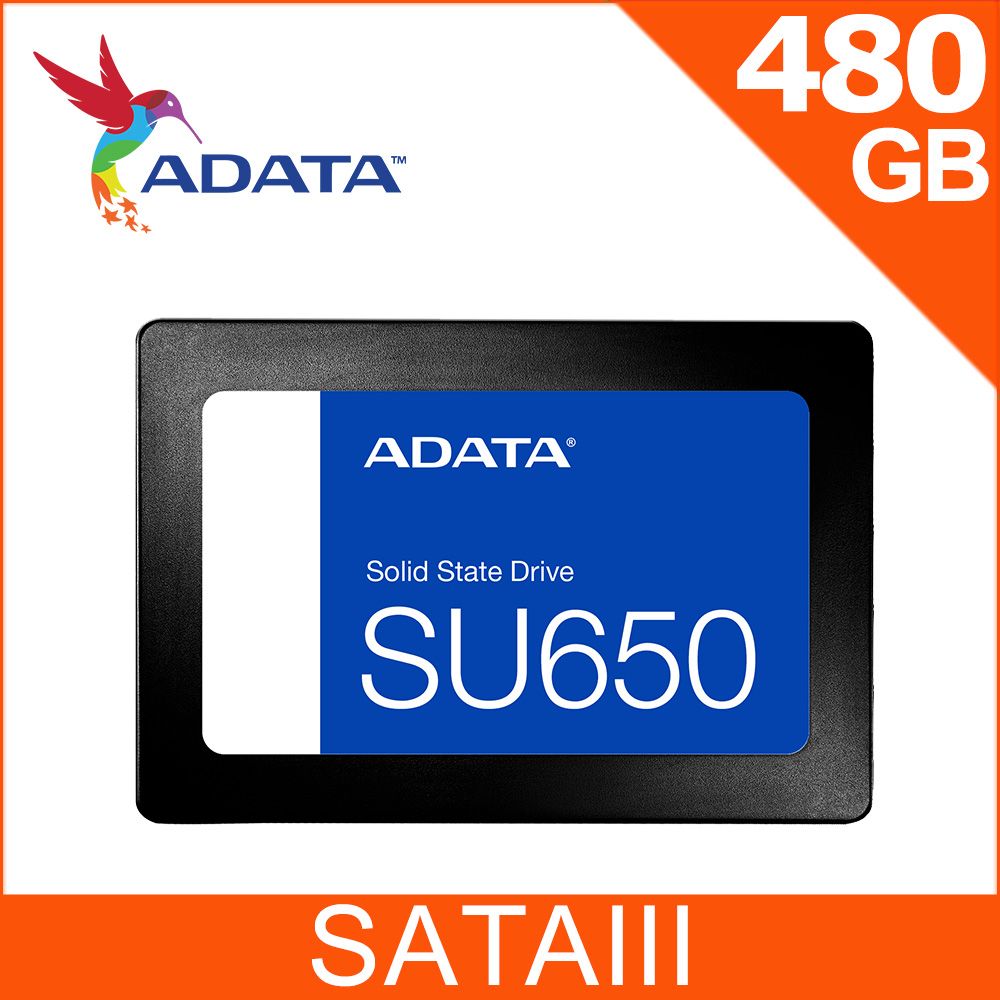 ADATA 威剛 Ultimate SU650 480G SSD 2.5吋固態硬碟