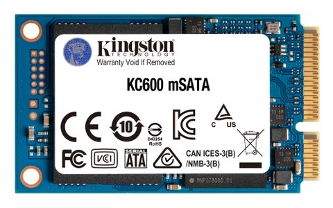 金士頓 Kingston KC600 (mSATA) 1TB SSD 固態硬碟 (SKC600MS/1024G)