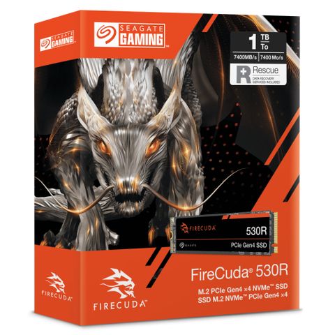 希捷SEAGATE FireCuda 530R 1TB (ZP1000GM3A063) Gen4×4 PCIe SSD