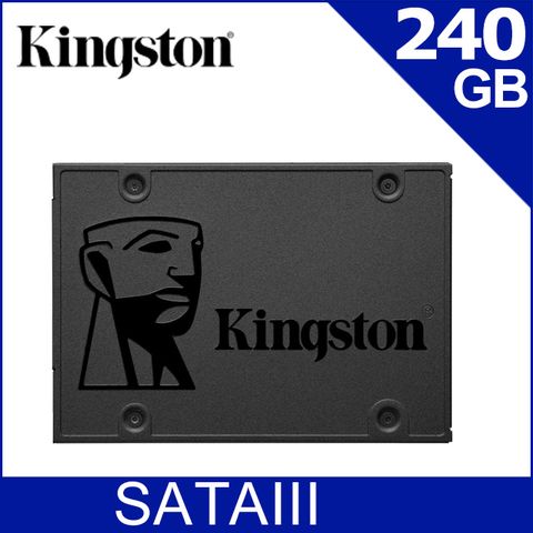 金士頓 Kingston A400 240GB SATA-3 2.5吋 SSD固態硬碟 (SA400S37/240G)