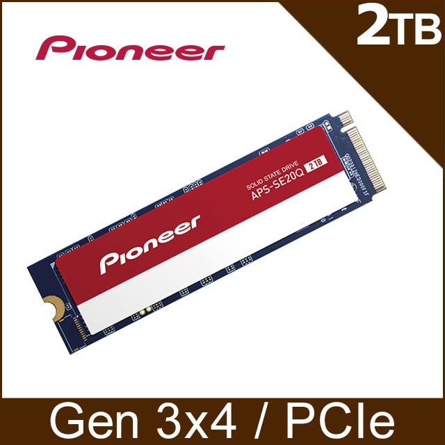 Pioneer APS-SE20Q 2TB M.2 PCIE固態硬碟- PChome 24h購物