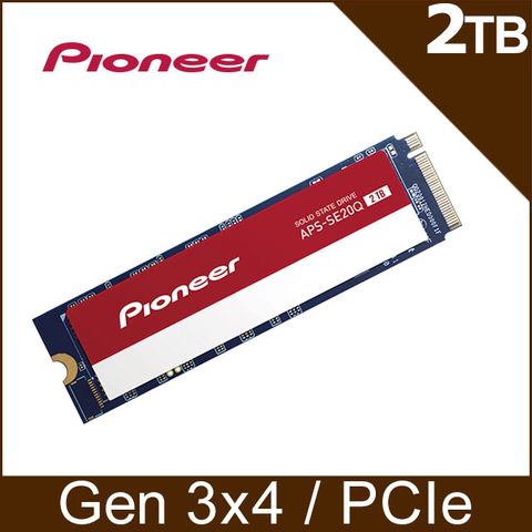Pioneer APS-SE20Q 2TB M.2 PCIE固態硬碟