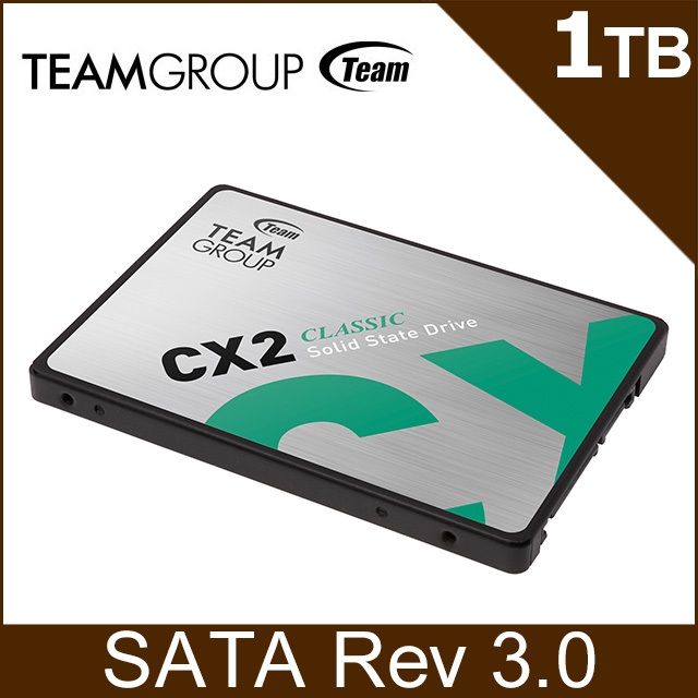 TEAM 十銓CX2 1TB 2.5吋SATAIII SSD 固態硬碟- PChome 24h購物