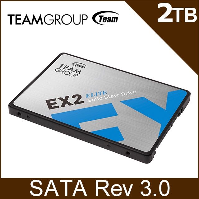 Team 十銓   EX2 2TB 2.5吋 SATAIII SSD 固態硬碟