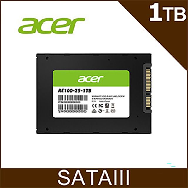 ACER 宏碁  RE100 1TB SATA 固態硬碟