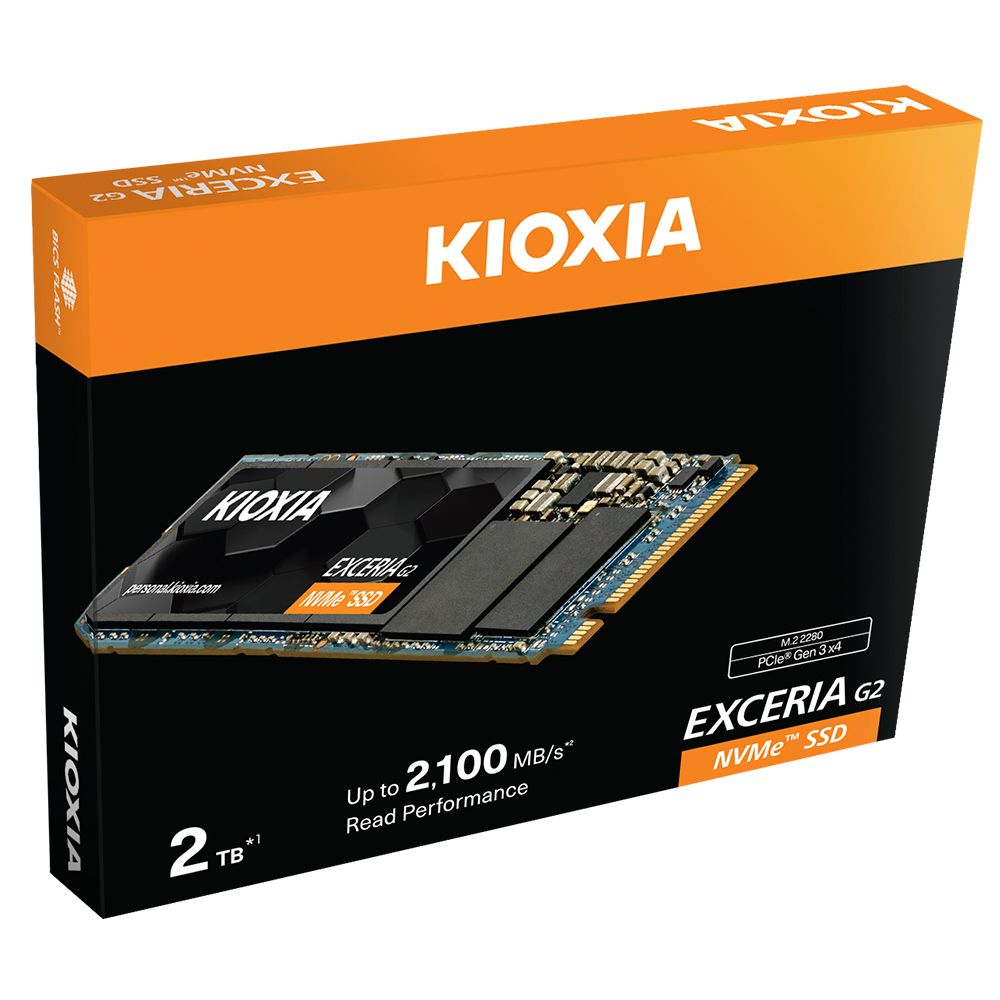 KIOXIA Exceria G2 SSD M.2 2280 PCIe NVMe 2TB Gen3x4 - PChome 24h購物