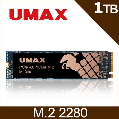 UMAX M1300 1TB M.2 2280 PCIe 固態硬碟