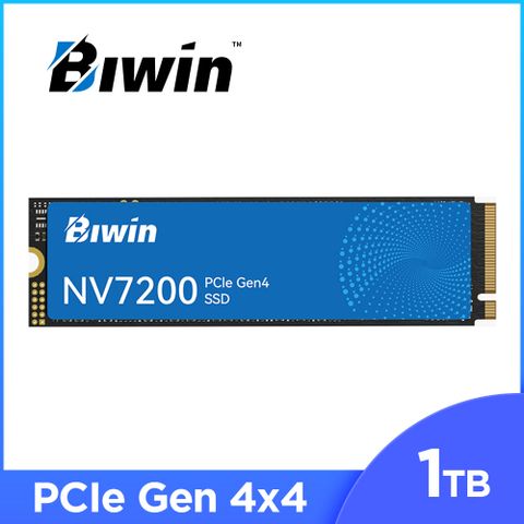 Biwin 佰維 NV7200 1TB M.2 PCIe Gen4 SSD固態硬碟