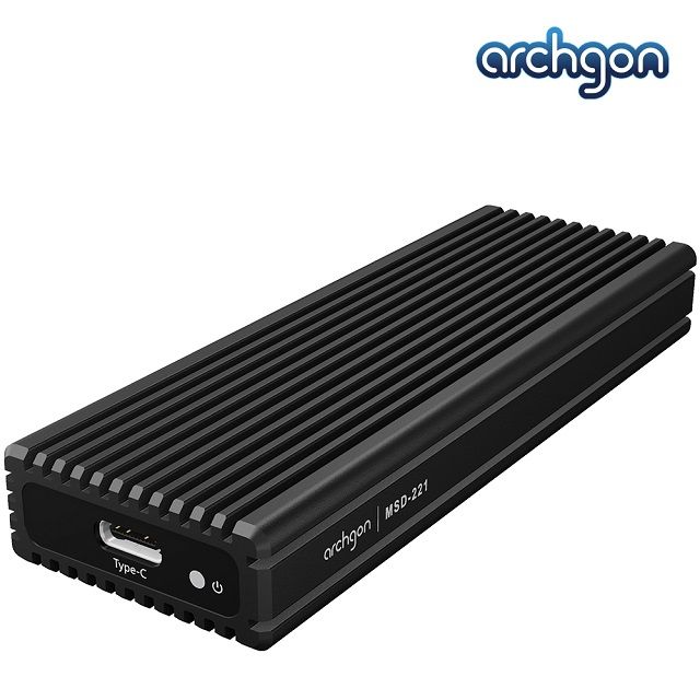 archgon 亞齊慷  M.2 NVMe USB3.1 GEN2 Type-C SSD 外接盒(MSD-221)