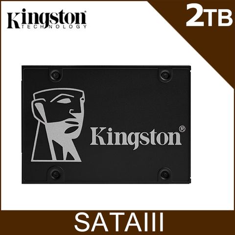 金士頓 Kingston KC600 2TB SATA-3 2.5吋 SSD 固態硬碟 (SKC600/2048G)