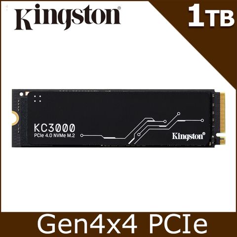 金士頓 Kingston KC3000 1TB PCIe 4.0 NVMe M.2 SSD (SKC3000S/1024G)