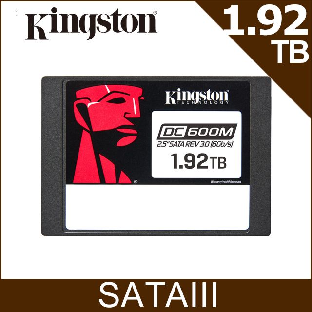 Kingston 金士頓   1920G DC600M 2.5 SATA 3.0 SSD 企業級固態硬碟 (SEDC600M/1920G)