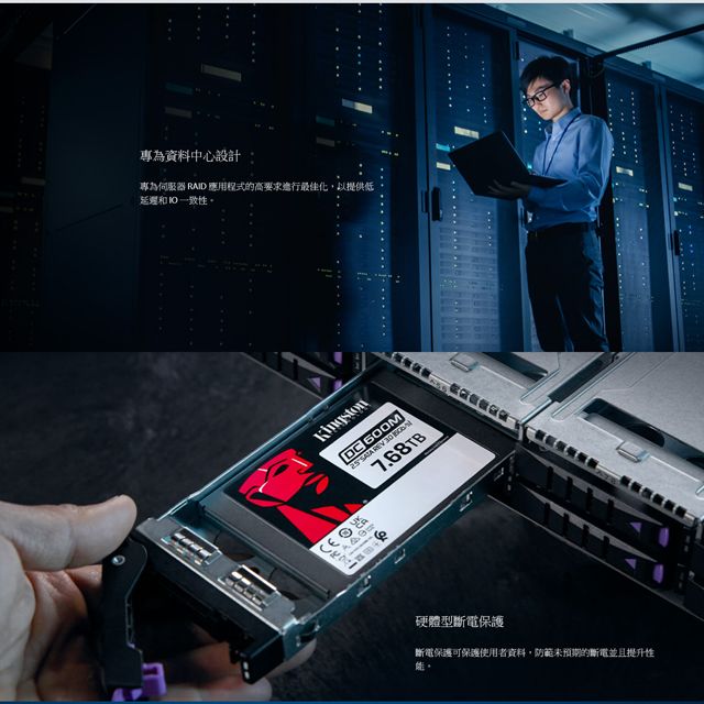 Kingston 金士頓   1920G DC600M 2.5 SATA 3.0 SSD 企業級固態硬碟 (SEDC600M/1920G)