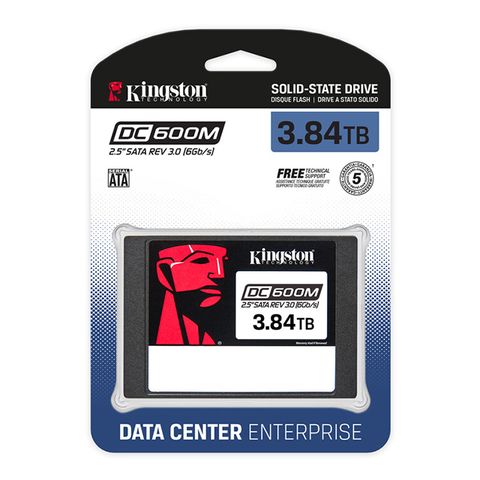 金士頓 Kingston 3840G DC600M  2.5”  SATA 3.0 SSD 企業級固態硬碟 (SEDC600M/3840G)