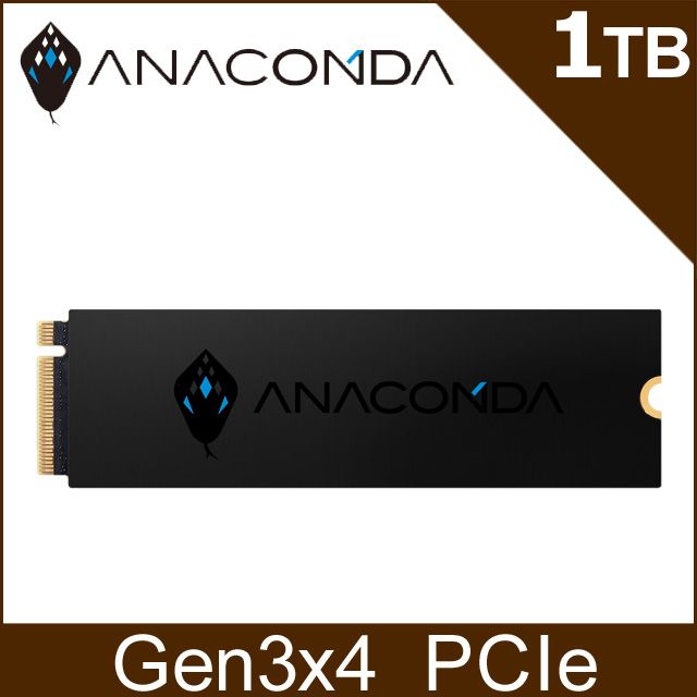 ANACOMDA 巨蟒i4X 1000G Gen4x4 M.2 2280 PCIe SSD固態硬碟- PChome