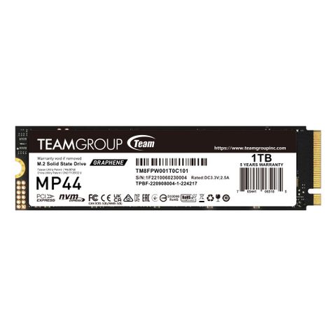 TEAM 十銓 MP44 1TB M.2 PCIe 4.0 SSD 固態硬碟